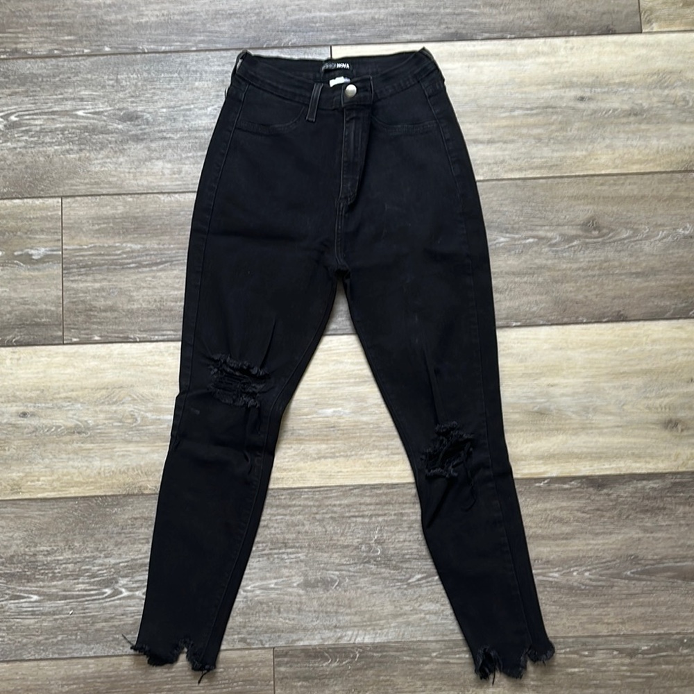 Fashion Nova Black Skinny Jeans with Stretch